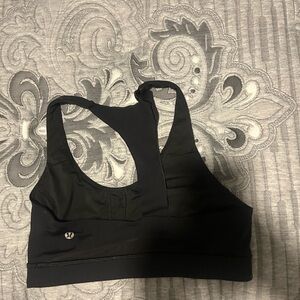 Lululemon Run Stuff Black Bra (Size 8)